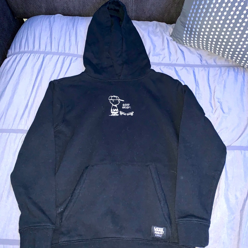 black Vans hoodie